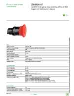 Datasheet for Schneider Electric ZB4BS8447, EAN: 3389110858754