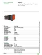 Datasheet for Schneider Electric ZB6DA4, EAN: 3389110775518