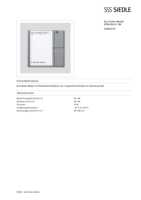 Datenblatt zu Siedle 200035731-00, EAN: 4015739357314