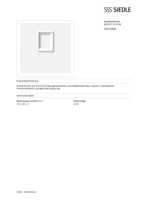 Datenblatt zu Siedle 200016400-01, EAN: 4015739164004