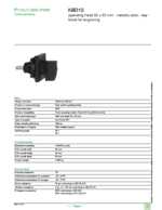 Datenblatt zu Schneider Electric KBD1S, EAN: 3389110483260