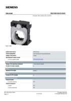 Datasheet for Siemens 3SU15000AA100AA0, EAN: 4011209947726