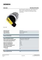 Datasheet for Siemens 3SU10522CF300AA0, EAN: 4011209969759