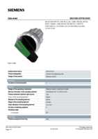 Datasheet for Siemens 3SU10522CF400AA0, EAN: 4011209969766