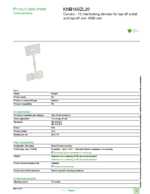 Datasheet for Schneider Electric KNB160ZL20, EAN: 3606485013206