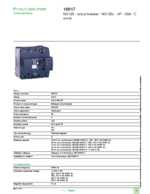 Datasheet for Schneider Electric 18817, EAN: 3303430188179