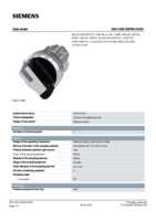 Datenblatt zu Siemens 3SU10522BF600AA0, EAN: 4011209969650