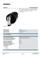 Datenblatt zu Siemens 3SU10022BL600AA0, EAN: 4011209955370