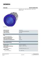 Datenblatt zu Siemens 3SU10516AA500AA0, EAN: 4011209946453