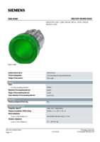 Datasheet for Siemens 3SU10516AA400AA0, EAN: 4011209946408