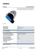 Datasheet for Siemens 3SU10522CF500AA0, EAN: 4011209969773