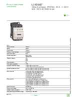 Datasheet for Schneider Electric LC1D32S7, EAN: 3389110853872
