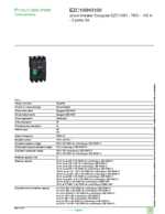 Datasheet for Schneider Electric EZC100H3100, EAN: 3303430301295