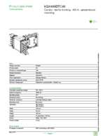Datasheet for Schneider Electric KSA400DTC40, EAN: 3606480004698