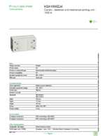 Datasheet for Schneider Electric KSA1000ZJ4, EAN: 3606485012940