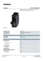 Datasheet for Siemens 3SU14012BH201AA0, EAN: 4011209938793