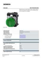 Datasheet for Siemens 3SU11066AA403AA0, EAN: 4011209959590
