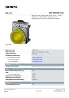 Datasheet for Siemens 3SU11526AA303AA0, EAN: 4011209958500