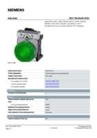 Datasheet for Siemens 3SU11526AA403AA0, EAN: 4011209958517