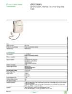 Datasheet for Schneider Electric SR2COM01, EAN: 3389110550207