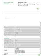Datasheet for Schneider Electric KSA500ET450, EAN: 3606480004995