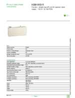 Datasheet for Schneider Electric KSB100SV5, EAN: 3606480005909