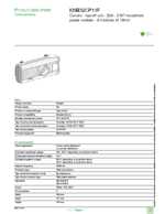 Datasheet for Schneider Electric KNB32CP11F, EAN: 3606480006227