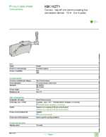 Datasheet for Schneider Electric KBC16ZT1, EAN: 3606480002410
