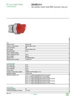 Datenblatt zu Schneider Electric ZB4BD204, EAN: 3389110801590