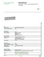 Datasheet for Schneider Electric BMXXBP0800, EAN: 3595863909012