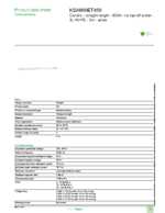Datasheet for Schneider Electric KSA800ET450, EAN: 3606480005572