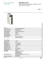 Datasheet for Schneider Electric BMXDDO3202K, EAN: 3595863910476