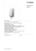 Datasheet for Siedle 200044641-00, EAN: 4015739446414