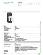 Datasheet for Schneider Electric DF102, EAN: 3389119407236