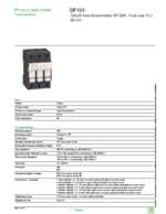 Datasheet for Schneider Electric DF103, EAN: 3389119407243