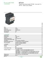 Datasheet for Schneider Electric DF103V, EAN: 3389119407328