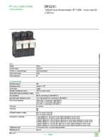 Datasheet for Schneider Electric DF223C, EAN: 3389119407526