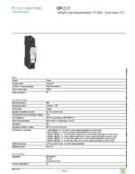 Datasheet for Schneider Electric DFCC1, EAN: 3389119407267