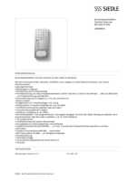Datenblatt zu Siedle 200044591-00, EAN: 4015739445912