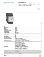 Datenblatt zu Schneider Electric LC1D40AD7, EAN: 3389119408332