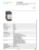 Datasheet for Schneider Electric LC1D65AE7, EAN: 3389119408967
