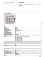 Datasheet for Schneider Electric GS2KK3, EAN: 3389119410700