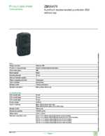 Datasheet for Schneider Electric ZB5AA79, EAN: 3389119043328