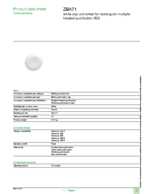 Datenblatt zu Schneider Electric ZBA71, EAN: 3389119044240
