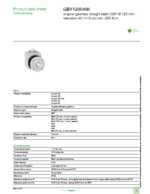 Datasheet for Schneider Electric GBY120040K, EAN: 3606480388842