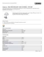 Datasheet for Phoenix Contact 2701358, EAN: 4046356741750