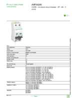 Datasheet for Schneider Electric A9F04206, EAN: 3606480440489