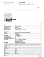 Datasheet for Schneider Electric A9C70114, EAN: 3606480097959