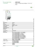 Datasheet for Schneider Electric A9F03206, EAN: 3606480439780