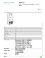 Datasheet for Schneider Electric A9F07263, EAN: 3606480438561